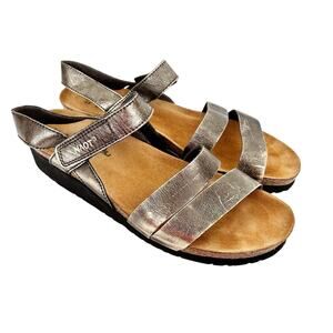 NAOT Kayla Radiant Copper Metallic Sandals Sz 12